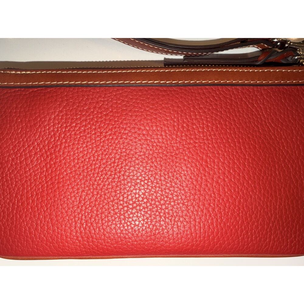 Dooney & Bourke Red Pebble Grain Leather Large Clutch 9.5” NWOT - Picture 13 of 13
